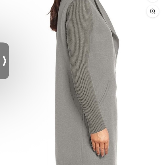 Kenneth Cole NewYork Women’s wool blend jacketwith Knit sleeve size M - Picture 4 of 6